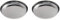 Cao Assiette de camping en acier inoxydable avec rebord, diamètre 19 cm (Lot de 2)