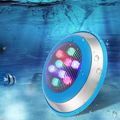Lumières sous-marines à LED for bassin - Lampe de fontaine à LED submersible, projecteur de piscine à LED étanche IP68, spots sous-marins basse tension 12 V for fontaine, étang, décoration d'éclairage