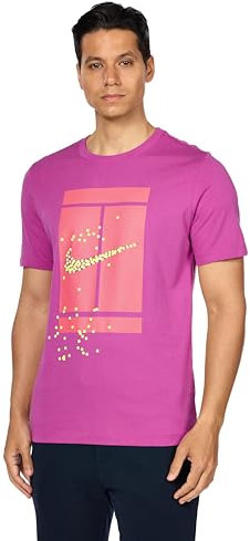 Nike Hrtg OC Camiseta, Fucsia Caliente, Medium Hombres