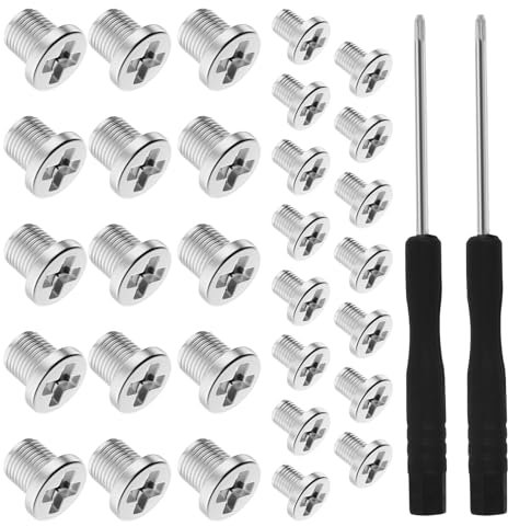 32PCS M.2/ SSD/Motherboard Screws SSD Mounting Screw Motherboard Standoffs Computer Screw & PC Fan Screws for Motherboard, HDD, SSD, Hard Drive, Fan, Power Supply, Graphics