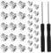 32PCS M.2/ SSD/Motherboard Screws SSD Mounting Screw Motherboard Standoffs Computer Screw & PC Fan Screws for Motherboard, HDD, SSD, Hard Drive, Fan, Power Supply, Graphics