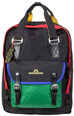 Doughnut Backpack Macaron Large You-Niverse Series Laptop Rucksack, 20L, Schwarz, Unisex