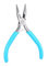 Pince à bijoux, petite pince à bec long pour la fabrication de bijoux, pince plate en acier inoxydable noir, petite pince, pince à chaîne, pour réparation de bijoux, artisanat, enroulement de fil