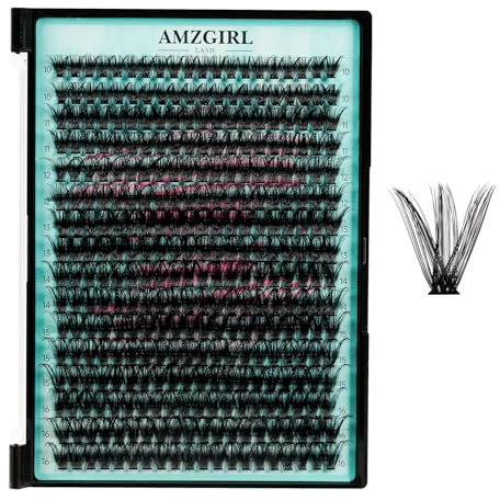 70D Wispy Lash Clusters, D Curl DIY | 320Pcs, Mixed 10-16mm, Natural Look, for Beginners