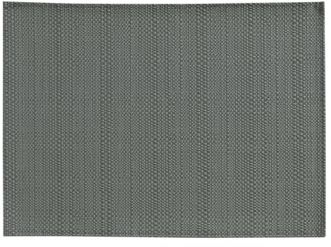 Geflochtener PVC-Tischset Canna gewittergrau 33 x 45 cm Winkler