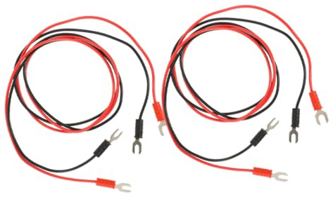 ARTSEWPLY Erdungskabel und Kupferleitung 4 Stück mit Pvc Isolierung für Plattenspieler Einfach zu Verbinden Praktisch zu Verstauen Geeignet als Phonographenzubehör und Prüfleitung