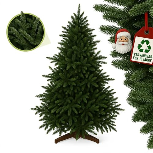 Hokeeper Premium Künstlicher Weihnachtsbaum 150 cm, 100% PE Tannenbaum künstlich, Christmas Tree,Weihnachtsdeko