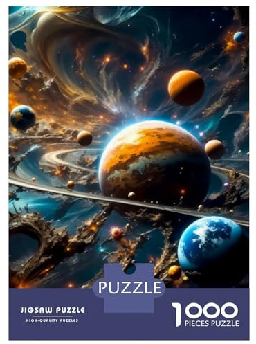 Puzzle 1000 Teile für Jugendliche, Mystery of the Universe Jigsaw for Adults Toy Wall Decor Precision Cutting Stress Reduction Gifts 70x50cm/1000pcs