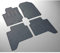 Satz Gummimatten kompatibel mit Ford Ranger 2012- (4-teilig + Montagesystem)