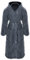 Gräfenstayn® Damen & Herren Kuschelfleece Bademantel mit Kapuze Größe S-XXXL mit Öko-Tex Standard 100 Flanell Fleece (L, Anthrazit)