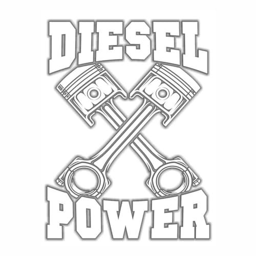 Spaß Kostet Aufkleber Diesel Power (Wetterfest)