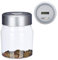 Relaxdays 2 x Spardose mit Zähler, zählendes Sparschwein m. Display, digitaler Münzzähler, Euro, Geschenk, 1,2l, transparent