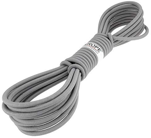 Kanirope® Gummiseil MONOSPAN PE 6mm 50m Grau Expanderseil Spann Seil Spanner Spannseil Plane