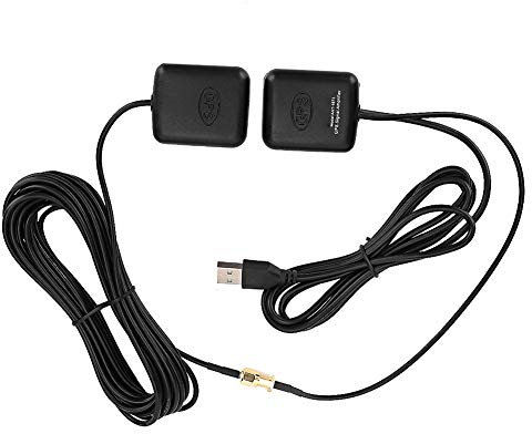 Kuuleyn Active GPS Antenna and Receiver, ANT-1573 Car GPS Signal Amplifier Antena aérea Receptor de navegación automática