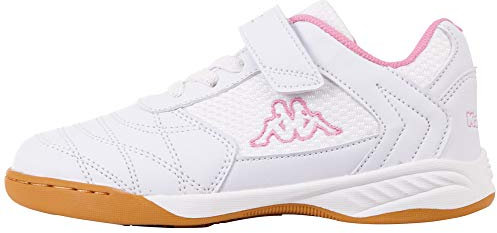 Kappa DAMBA K Unisex Kids, Zapatillas para Correr de Carretera, Blanco (1021 White Rosé), 26 EU
