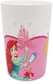 Procos 92844 92844 Lot de 2 gobelets réutilisables Princess Multicolore 230 ML