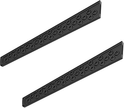 Saucer Replacement Rubber Earsocks Temple Sleeve for Oakley Currency OX8026 | Twin Shock OX3095 Glass - Black