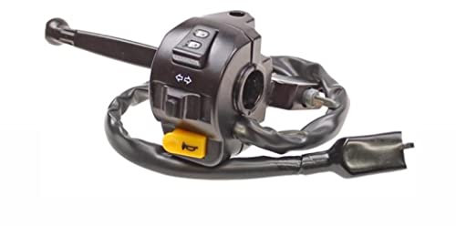 Lenkerschalter mit Bremshebel Links passend für Peugeot Kisbee, Streetzone, Speedfight 3 & 4, New Vivacity – Ersatz-Schaltereinheit Links passend für 50ccm 2-Takt/4-Takt Modelle