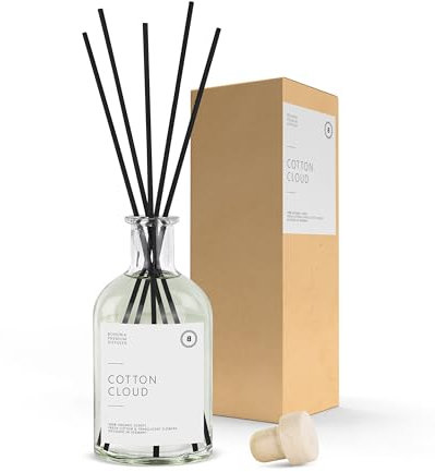 BOHORIA® Premium Raumduft Duftstäbchen Lufterfrischer (250ml, Cotton Cloud)