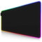 TITANWOLF - RGB Tappetino per Mouse da Gioco XXL - Mouse Pad Gaming - 900x400mm - 7 Colori LED e 4 Effetti - Precisione e velocità - Lato Inferiore gommato - Lavabile - per Computer PC e Laptop