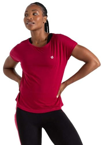 Dare 2b Damen Persisting Lightweight Gym T Yoga-Shirt, Rose, 34