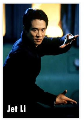 MExmeb Leinwandposter mit chinesischen Schauspielern, Motiv: Jet Li, Wandkunst, Dekordruck, Bild für Wohnzimmer, Schlafzimmer, Dekoration, ungerahmt, 60 x 90 cm
