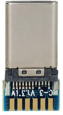 NFHK DIY 24pin USB 3.1 Type C USB-C Male Plug Connector SMT Type with PC Board