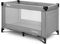 CARETERO - Kinder Reisebett - Reisebettchen Key - mit Matratze 120x60cm - Faltbares Kinder Babyreisebett - Stabile Füße - Tragetasche für Kinderbett - Kinder bis 15kg - 64x125x74cm - Grau