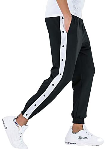callmo Warehouse Deals Angebote Breite Jogginghose Herren Mit Seitlichem Reißverschluss Am Bein Open Leglang Freizeithose Weites Bein Trainingshose Reha Hose Seitlich Bequem Zu Öffnen Sporthose