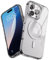 Woodcessories - iPhone 16 Pro Clear Case mit MagSafe | Transparente Handyhülle mit Kameraschutz | Anti Yellowing, Anti Kratzschutz, Dünn | DIY Knöpfe