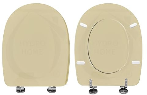 HYDRO HOME Copriwater Aretusa Cesame, In Legno Rivestito Di Resina Poliestere Colore CHAMPAGNE, MADE IN ITALY