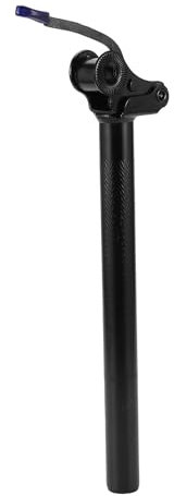 TUCKBOLD Bike Seat Posts Electric Bicycles Vehicle Battery Anti-Theft Locking Foldable Bike Saddle Post Seat Tube Black 1 Pc 27.2x300mm Steel