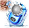 Mini Portable Electric Shaver,Mini Shaver,Mini Shavers for Men,Powerful Motor,Mini Portable,Honeycomb Knife Net Design,High-Precision Blade,Fast Charging,Suitable for Travel (Blue)