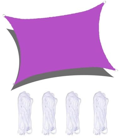 Toldo impermeable de 4 x 6 m para jardín, piscina, playa, 95% de protección UV