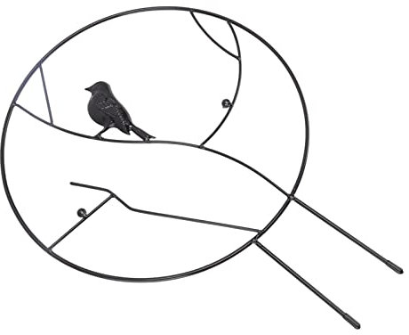 Treillis pour Plantes d'intérieur pour Plantes grimpantes, Petit Treillis pour Plantes en Pot d'intérieur, Support de Treillis pour Jardin d'oiseaux, Joli Petit Treillis de Jardin (Noir)