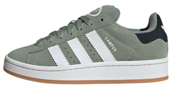 Adidas Unisex Kids Campus 00s Schuh Silver Green/Cloud White/Gum 36 2/3