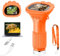 Acoath Mikroskop für Kinder, Digitales Mikroskop mit 2,0 IPS-Bildschirm Lupe 200x Vergrößerung, 8 LED Lights Handy Microscope USB Taschenmikroskop - Orange
