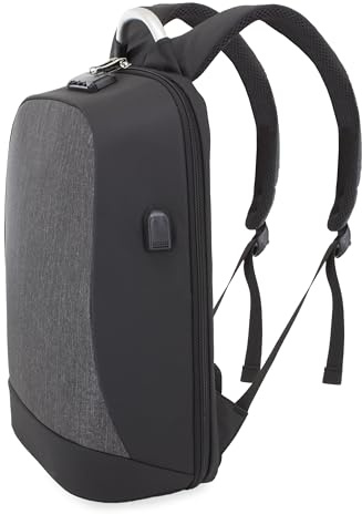 Mochila semirrígida acolchada para portátil con cierre de seguridad ARMAN