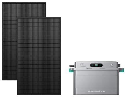Zendure SolarFlow 800 Plus Centrale Balcon 1920Wh et 2 * 500W | Onduleur 800W, 1500W Entrée Solaire, Batterie LFP 48V Extensible 11.52kWh, Gestionnaire IA ZENKI, Plug & Play, IP65