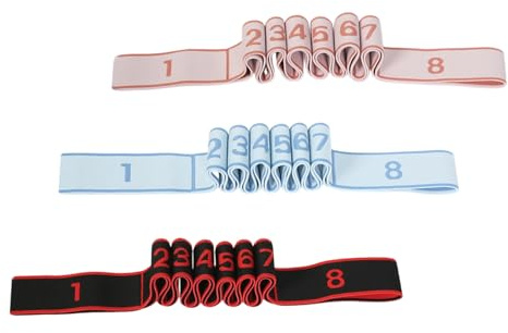 NONGYU Professionelles Widerstandsband, Fitnessgerät, Arm- und Rückentrainer, elastisches Seil für Schultern, Rücken, Armdehnung, Widerstandsband, 3 Stück
