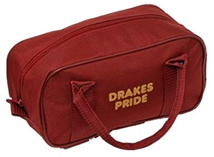 DRAKES PRIDE 2 Bowl Crown Green Bowls Zip Bag** (Maroon)