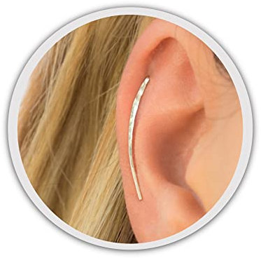 Helix Kletterer ohrklemme ohrring einfädler lange silber gold Dünn Lang zierlich