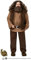 Harry Potter Mattel GKT94 - Rubeus Hagrid Sammlerpuppe, ca. 30 cm, mit Pullover, Gürtel und Drachenbaby, Geschenk für Kinder ab 6 Jahren