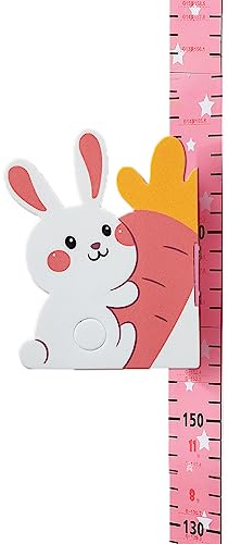 Height Chart for Kids,Height Growth Chart Ruler for Kids Room Decor,Height Measure for Kids Room Wall Decoration,3D Movable Rabbit Growth Chart,Height Chart for Nursery,Children's Hospital,Wall Decor