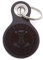 Samunshi® Mjölnir Schlüsselanhänger Leder Gravur Motiv für Männer und Frauen Individuell Schlüssel Anhänger Geschenk 8x4,8cm dunkel braun/graviert