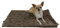 Made in German Hundedecke, Pfote Champagner, 45 x 65cm für kleine & große Hunde I Flauschige Hunde Sommerdecke, waschbar, trocknergeeignet