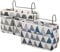 Bett Organizer zum Einhängen 2Stk Multifunktionale Bett Tasche mit Darhthaken Hängetasche Hochbett Aufbewahrungstasche Hängend Bettaufhänger Sofa Aufbewahrung für Etagenbetten Buch Magazin Kopfhörer