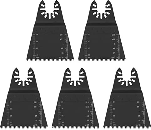 BWLZSP Oszillierendes Sägeblatt, 5 Stück Multi-Tool-Klinge, 65 mm, zum Schneiden von Weichmetallen, Kunststoff und zum Öffnen von Löchern, Oszillierendes Sägeblatt, Tool Säge, Sägeblatt
