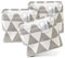NORDIS DESIGN Kleine Aufbewahrungskörbchen 3er Set (11x11x9cm), Mini Aufbewahrungskorb klein als Aufbewahrungsbox Bad, Organizer Wickelkommode & Aufbewahrungskorb Küche beige-creme