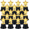 24 Stück Mini Star Trophy Awards Bulk (11.4 cm), Kunststoff-Trophäen für Halloween-Partygeschenke, Goodie-Taschen, Kinder-Klassenzimmer, Schule, Belohnung, Gewinner-Preis, Hollywood-Event Requisiten